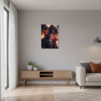 quadro decorativo anime sasuke uchiha