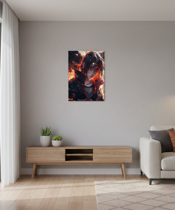 quadro decorativo anime sasuke uchiha