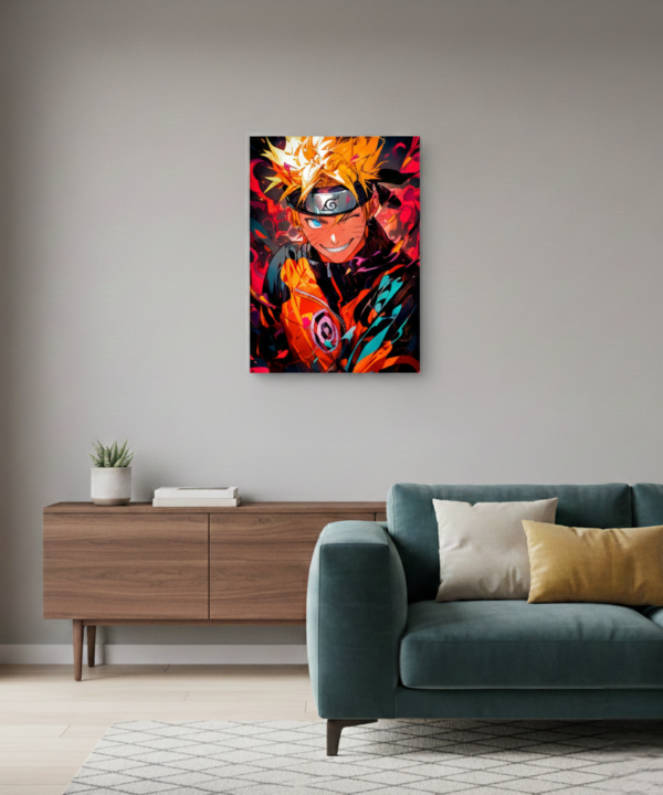 quadro decorativo anime naruto uzumaki modelo 2