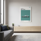 quadro decorativo carro nissan silvia s13