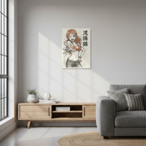 quadro decorativo luffy one piece (cópia)