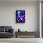 quadro decorativo anime kakashi hatake