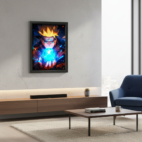 quadro decorativo anime naruto uzumaki modelo 1