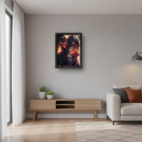 quadro decorativo anime sasuke uchiha