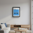 quadro decorativo carro bmw m4 f82