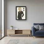 quadro decorativo vinsmoke sanji one piece