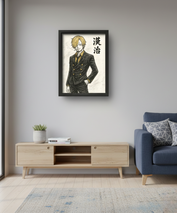 quadro decorativo vinsmoke sanji one piece quadro decorativo vinsmoke sanji one piece