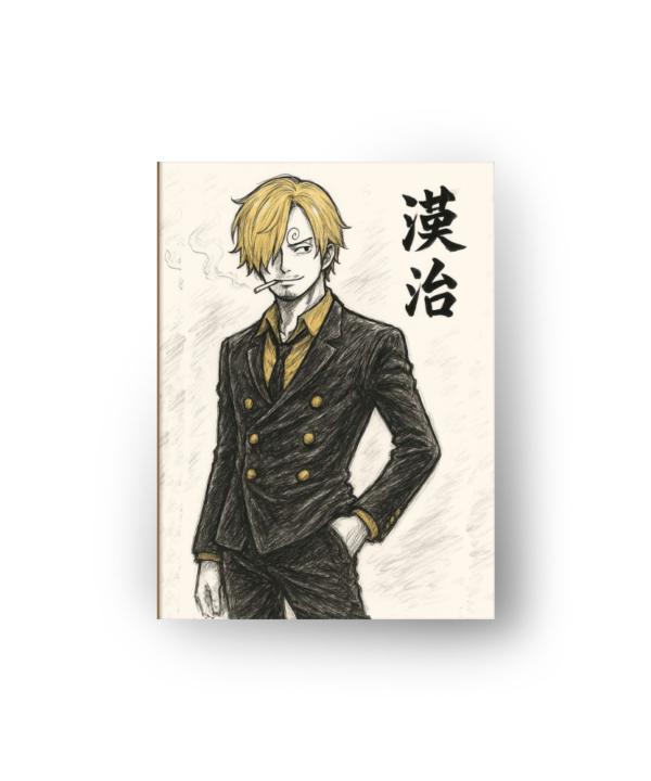 quadro decorativo vinsmoke sanji one piece