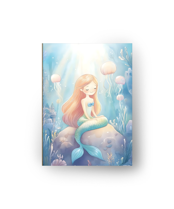 quadro infantil sereia mágica do mar