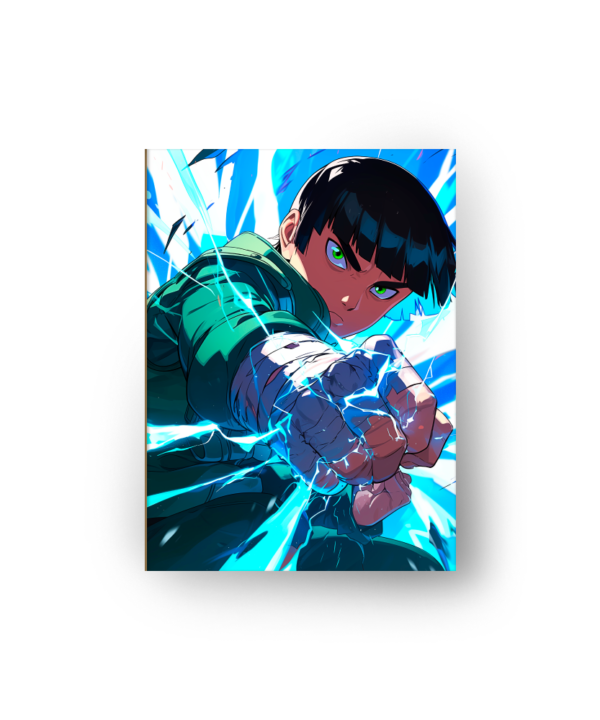 quadro decorativo anime rock lee quadro decorativo anime rock lee