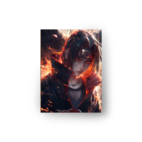 quadro decorativo anime sasuke uchiha