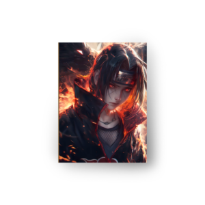 quadro decorativo anime sasuke uchiha