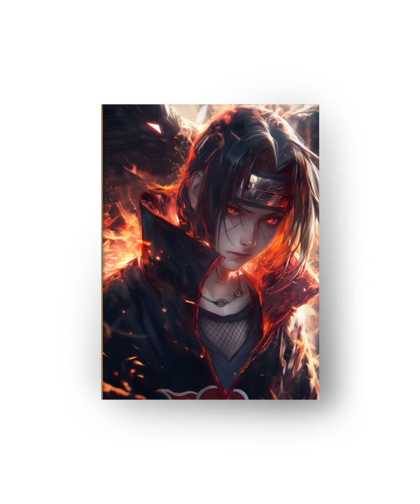 quadro decorativo anime sasuke uchiha