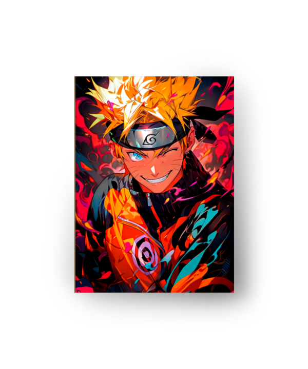 quadro decorativo anime naruto uzumaki modelo 2