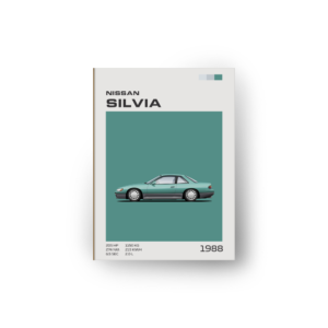 quadro decorativo carro nissan silvia s13