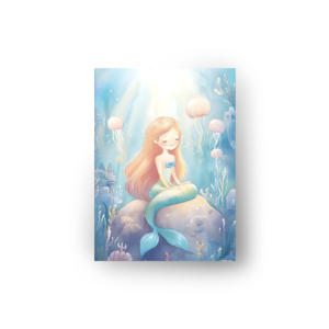 Quadros e Placas Decorativas Prontas e Personalizadas quadro infantil sereia mágica do mar