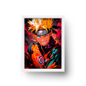 quadro decorativo anime naruto uzumaki modelo 2