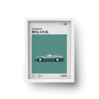 quadro decorativo carro nissan silvia s13