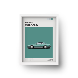 quadro decorativo carro nissan silvia s13