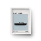quadro decorativo carro nissan skyline 2000 gt r hakosuka