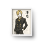 quadro decorativo vinsmoke sanji one piece