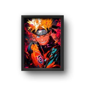 quadro decorativo anime naruto uzumaki modelo 2