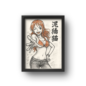 quadro decorativo luffy one piece (cópia)