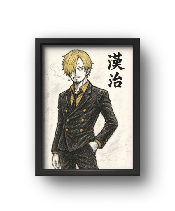 quadro decorativo vinsmoke sanji one piece quadro decorativo vinsmoke sanji one piece