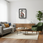 quadro decorativo luffy one piece