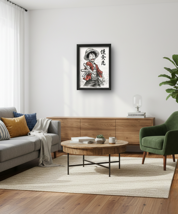 quadro decorativo luffy one piece quadro decorativo luffy one piece