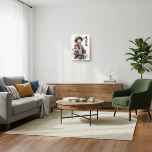 placa decorativa luffy one piece (cópia)